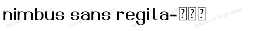nimbus sans regita字体转换